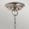 Żyrandol Waverly - 3 źródła światła - Klasyczny pewter Szkło z bąbelkami powietrza nowoczesny minimalistyczny KL-WAVERLY3-CLP KICHLER